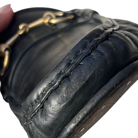 GUCCI VINTAGE 1953 Horsebit Loafers Mens US 8 Good Pre-Loved Condition - Picture 6 of 16